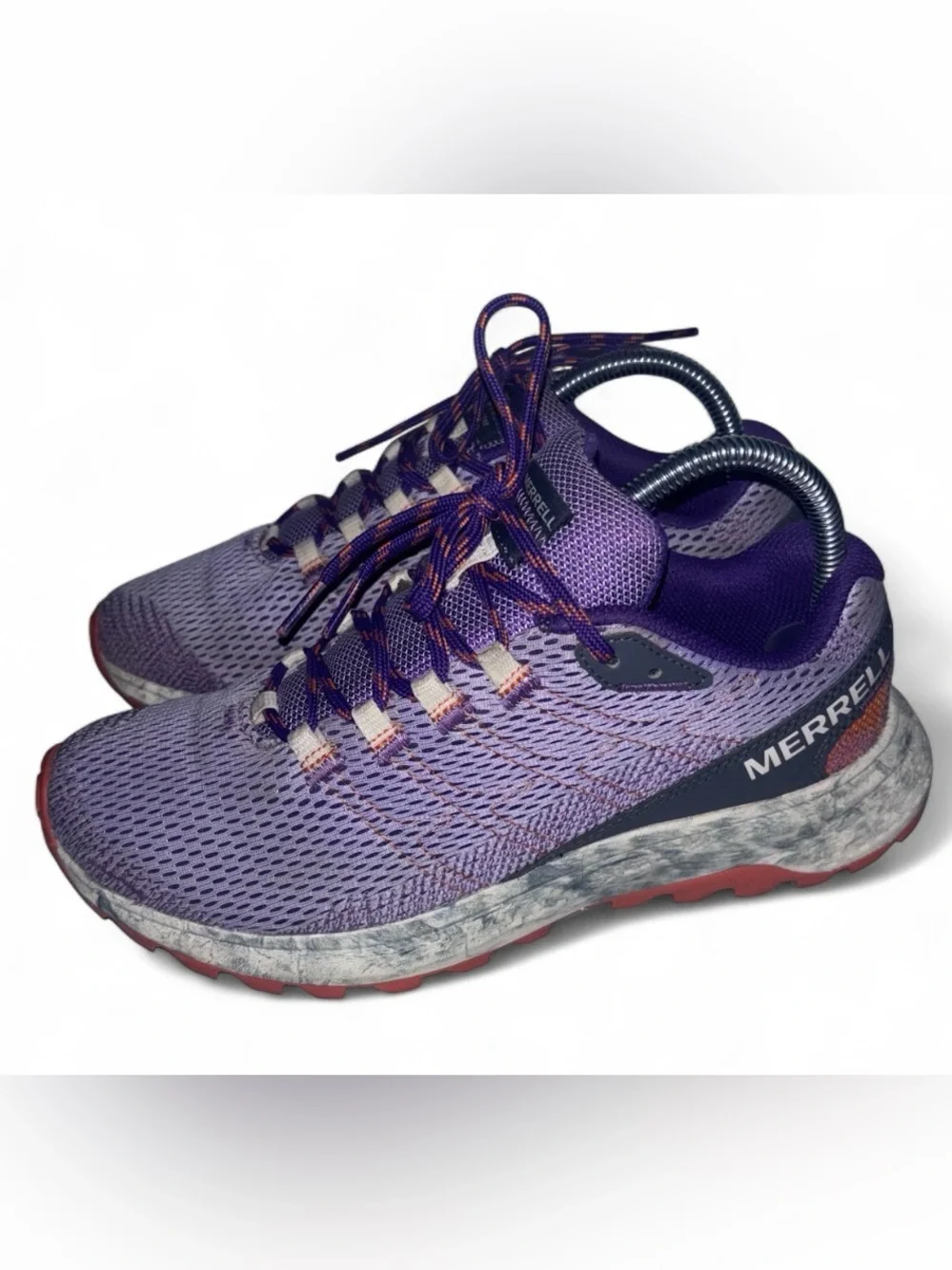 Merrell Women's Fly Strike Trail Running Shoes Sz 8W Breathable Mesh Sneakers